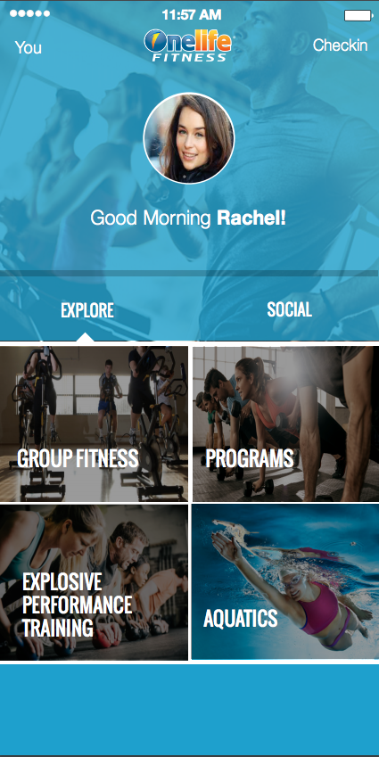 Onelife Fitness Gym Mobile App